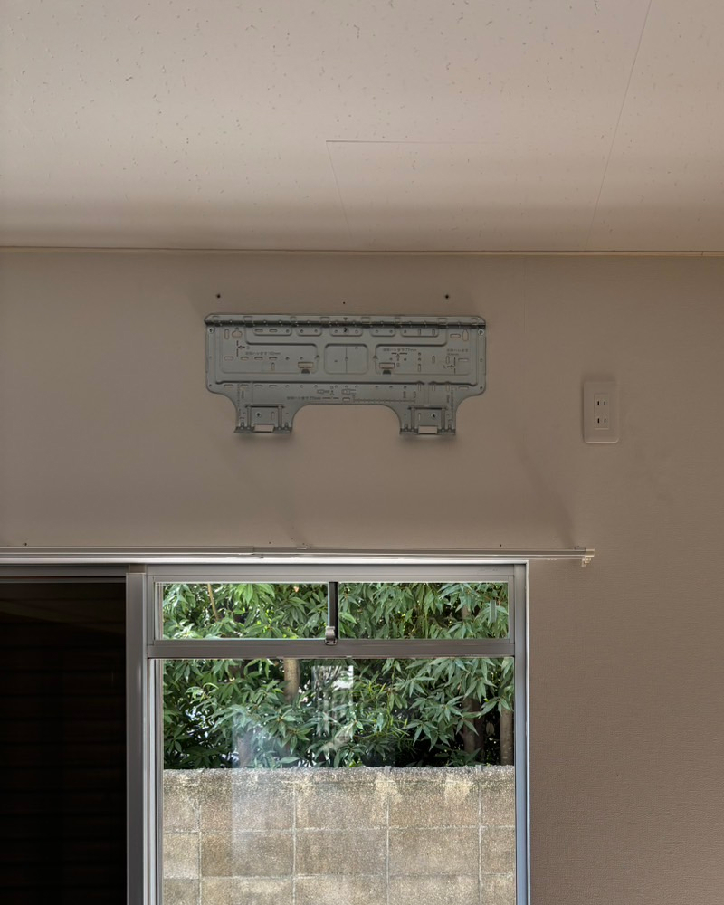 東淀川区エアコン設置前