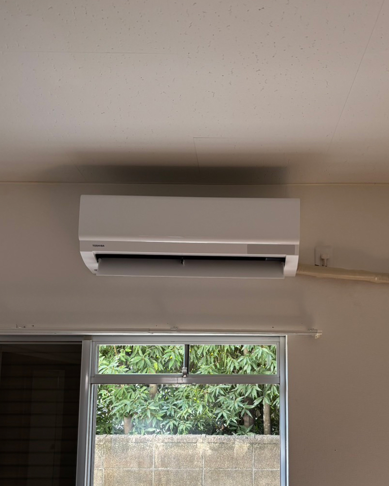 東淀川区エアコン設置後