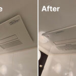 大阪府吹田市で浴室暖房乾燥機（大阪ガス・ミストカワック 161-M520からノーリツ・BDV-4106AUKNC-J3-BLへ）交換before/after